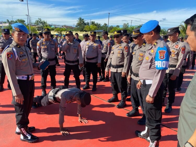 Tingkatkan Disiplin dan Profesionalisme Personel Polri, Bid Propam Polda Kaltara Laksanakan Gaktibplin