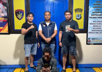 ‘Pencuri’ HP ABK Kapal Saat Tidur Berhasil Diamankan Sat Polairud Polres Tarakan TangkapKapal