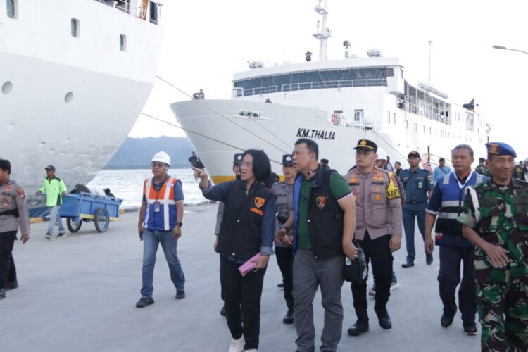 Cegah Penyebaran PMI Ilegal dan Perdagangan Orang, Satgas Penegakan Hukum Lakukan Pengawasan Ketat di Pelabuham Tunon Taka