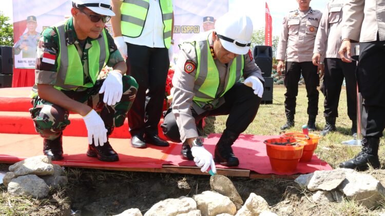 Kapolda Kaltara Pimpin Peletakan Batu Pertama Pembangunan Dapur Satuan Pelayanan Pemenuhan Gizi (SPPG) Polda Kaltara