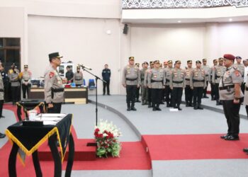 Kapolda Kaltara Pimpin Sertijab Dirreskrimsus Polda Kaltara