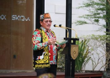 Wagub Ingkong Ala Hadiri Silaturahmi Pangdam VI/Mlw Bersama Tokoh Adat Dayak