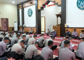 Binrohtal Rutin Tingkatkan Iman Dan Taqwa Personel Polda Kaltara