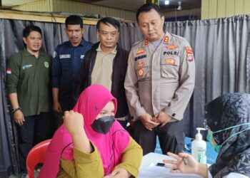 Sambut HUT Bhayangkara ke-79, Polres Tana Tidung dan Pemerintah Kabupaten Tana Tidung Gelar Bakti Kesehatan, Sunatan Massal, dan Bansos