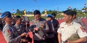 Tingkatkan Disiplin dan profesionalitas, Bid Propam Polda Kaltara Laksanakan Gaktibplin personil Polda Kaltara