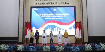 Jelang Hari Bhayangkara ke-79, Polda Kaltara Gelar Doa Bersama Lintas Agama untuk Persatuan dan Keselamatan Bangsa