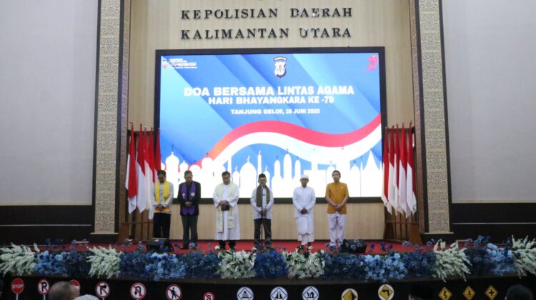 Jelang Hari Bhayangkara ke-79, Polda Kaltara Gelar Doa Bersama Lintas Agama untuk Persatuan dan Keselamatan Bangsa