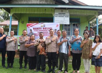 Kapolda Kaltara Laksanakan Bakti Religi di GSJA Anugerah Jelarai Tengah, Tanjung Selor