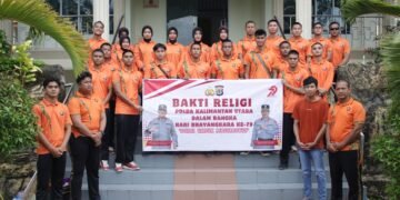 Dalam Rangka Hari Bhayangkara ke-79, Polda Kaltara Laksanakan Bakti Religi