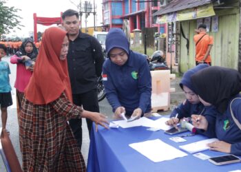 Polda Kaltara Laksanakan Bakti Kesehatan Dan Berbagai Layanan Lainnya Di Car Free Day Tebu Kayan