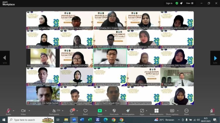 Buka Latsar CPNS, Cetak ASN Profesional, Berintegritas, dan Siap Melayani