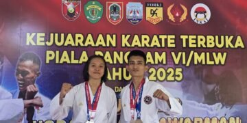 Bripda Thersia dan Bripda Niko Andreanus Raih 4 Medali di Kejuaraan Piala Pangdam VI Mulawarman