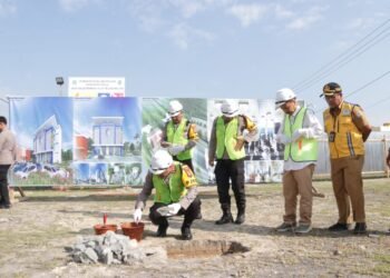 Ground Breaking..! Peletakan Batu Pertama Pembangunan Gedung BPKB Prototype Ditlantas oleh Kapolda Kaltara