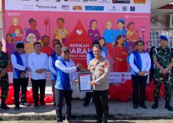 Peringati Hari Donor Darah Sedunia, PMI Bulungan Beri Apresiasi Kepada Polda Kaltara Sebagai Pendonor Aktif