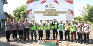 Kapolda Kaltara Laksanakan Groundbreaking Pembangunan Gedung SPPG di Kabupaten Malinau