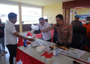 Polres Tarakan Musnahkan Lebih dari 2 Kg Sabu dan Puluhan Butir Ekstasi Hasil Pengungkapan Kasus Narkotika