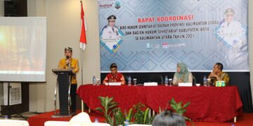 Pj Sekprov Apresiasi Pelaksanaan Rakor Biro Hukum 2025