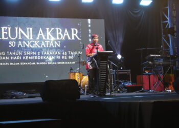 Gubernur Ajak Alumni SMPN 2 Tarakan Berkolaborasi Bangun Kaltara