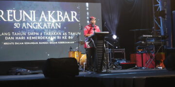 Gubernur Ajak Alumni SMPN 2 Tarakan Berkolaborasi Bangun Kaltara