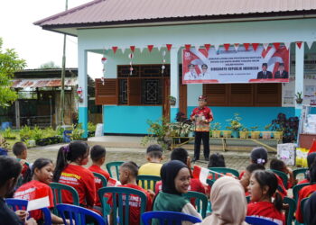Semarakkan HUT ke-80 RI, DP3AP2KB Kaltara Gelar Lomba dan Serahkan Bantuan di SLB Karya Murni