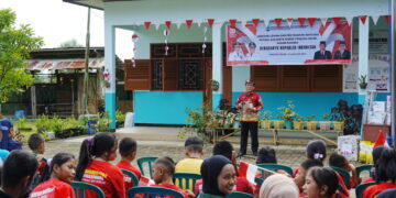 Semarakkan HUT ke-80 RI, DP3AP2KB Kaltara Gelar Lomba dan Serahkan Bantuan di SLB Karya Murni
