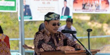 Hadiri HUT-29 Desa Gunung Sari, Wagub Ajak Masyarakat Jaga Semangat Persatuan