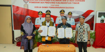 Bangun Konektivitas, Kaltara – Kaltim Kolaborasi Pemerataan Infrastruktur