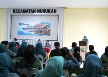 Rahmawati Zainal Ajak Kader PKK Nunukan Manfaatkan Sampah Organik Menjadi Pupuk Organik Cair (POC)