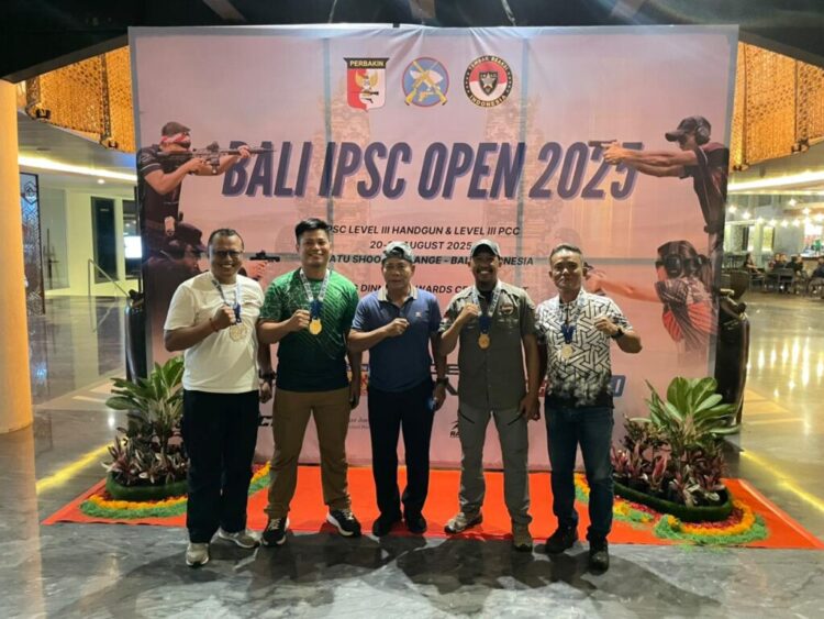 Atlet Menembak Kaltara Raih Juara Internasional Bali IPSC Open 2025 Level III