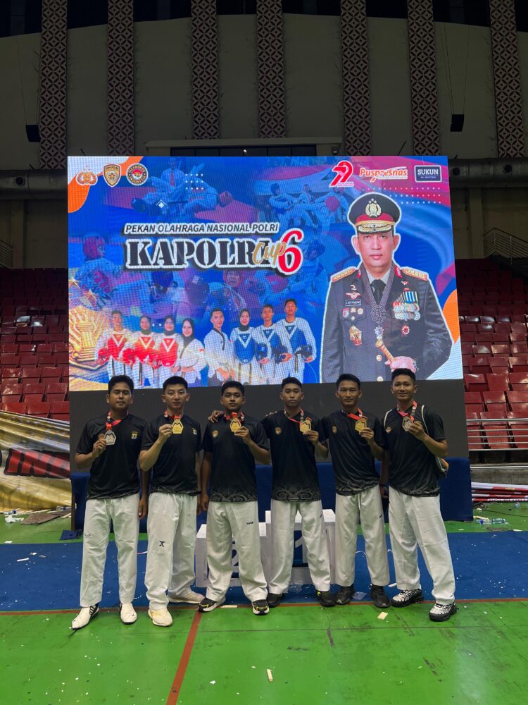 Personel Polda Kaltara Raih Prestasi Gemilang di Kejuaraan Nasional PON Kapolri Cup 6 Taekwondo 2025