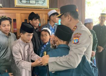 Kapolda Kaltara Gelar Bakti Sosial di Pondok Pesantren Fatimah Az-Zahra Tanjung Selor
