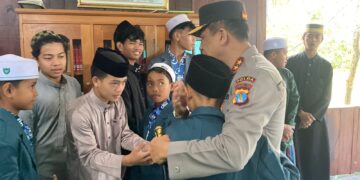 Kapolda Kaltara Gelar Bakti Sosial di Pondok Pesantren Fatimah Az-Zahra Tanjung Selor