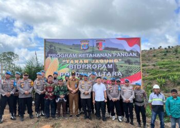 Bidpropam Polda Kaltara Dukung Ketahanan Pangan Dengan Kegiatan Tanam Jagung