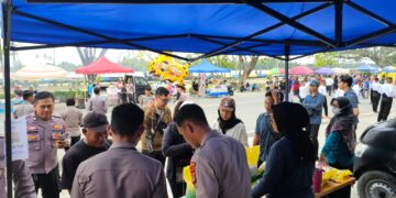 Polda Kaltara dan Bulog Gelar ‘Pangan Murah’ di Tanjung Selor, Bantu Warga Dapatkan Beras Terjangkau