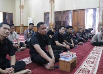 Polda Kaltara Gelar Binrohtal Rutin: Perkuat Mental, Spiritual, dan Karakter Humanis Personel