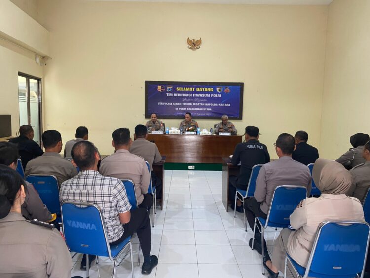 Tim Itwasum Polri Laksanakan Verifikasi Sertijab Kapolda Kaltara