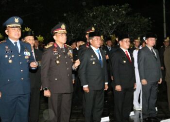 Kapolda Kaltara Menghadiri Upacara Apel Kehormatan dan Renungan Suci