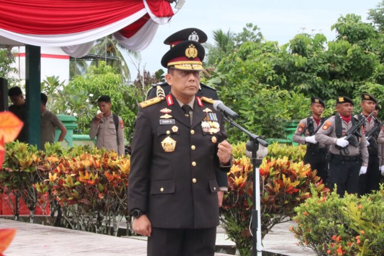 Kapolda Kaltara Pimpin Ziarah Makam Pahlawan Memperingati HUT RI ke-80