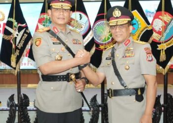 Kapolri Pimpin Sertijab Kapolda Kaltara di Rupatama Mabes Polri