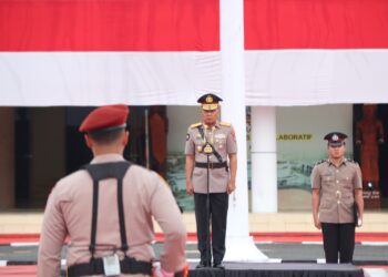 Polda Kaltara Menggelar Upacara Dalam Rangka Peringatan Hari Juang Polri