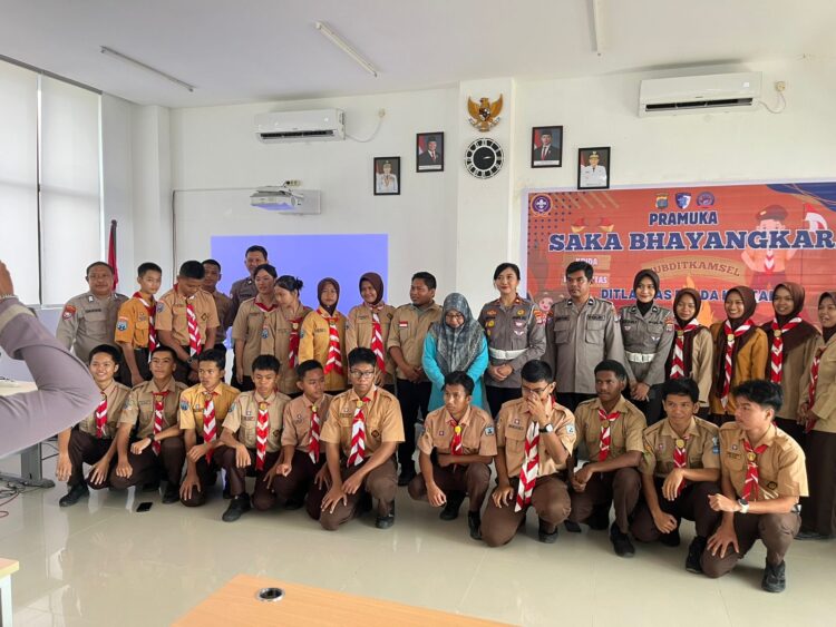 Ditbinmas Polda Kaltara Beri Pembinaan Saka Bhayangkara di SMAN 1 Tanjung Selor