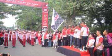 Kapolres Tarakan Apresiasi Antusiasme Masyarakat dalam Lomba Gerak Jalan HUT ke-80 RI