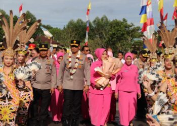 Kapolda Kaltara, Brigjen Pol. Djati Wiyoto Abadhy, S.I.K., Disambut Antusias di Mako Polda Kaltara