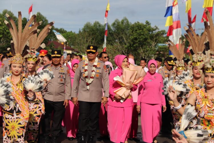 Kapolda Kaltara, Brigjen Pol. Djati Wiyoto Abadhy, S.I.K., Disambut Antusias di Mako Polda Kaltara