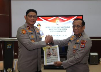 Paparan Lapsat dan Memori Sertijab Tandai Awal Penugasan Kapolda Kaltara