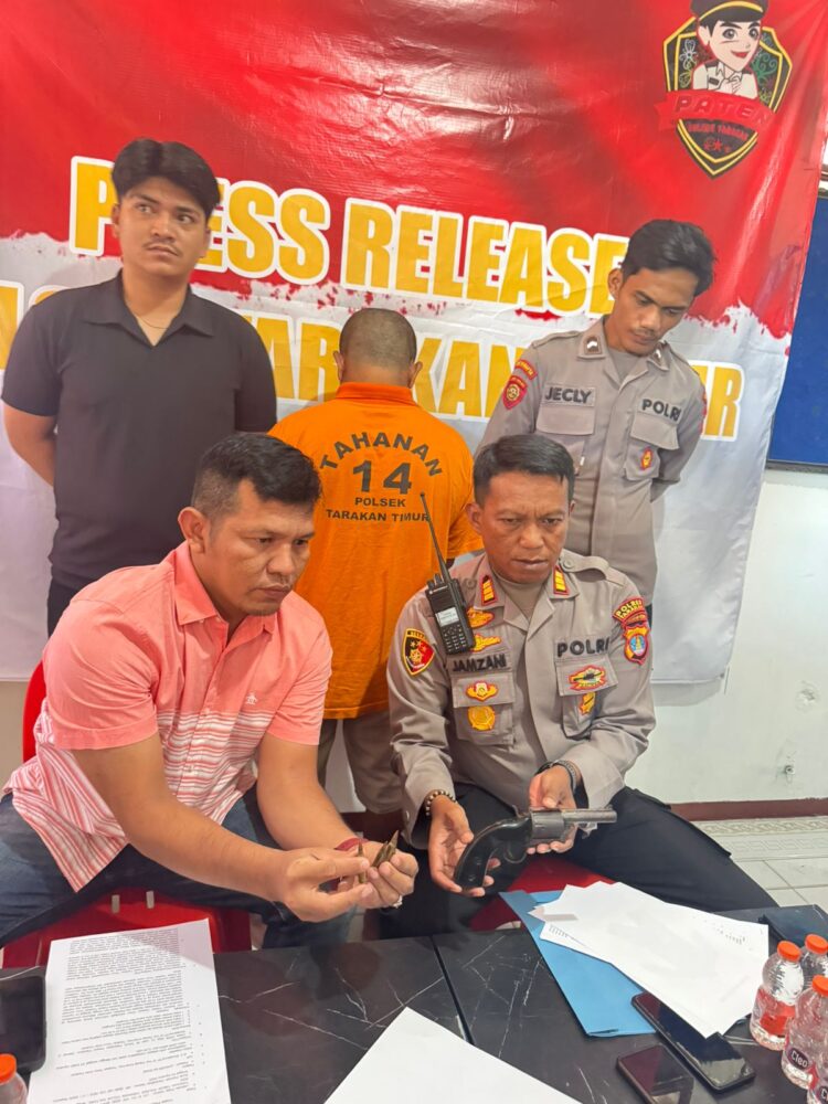 Polsek Tarakan Timur Ungkap Kasus Kepemilikan Senjata Api Rakitan, Satu Orang Diamankan