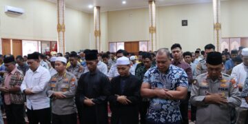 Polda Kalimantan Utara Gelar Sholat Ghoib dan Doa Bersama Untuk Pengemudi Ojol Almarhum Affan Kurniawan