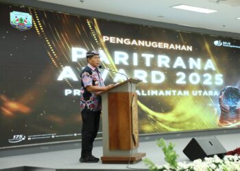 Serahkan Penghargaan Paritrana Award Kaltara 2025, Gubernur Tegaskan Komitmen Perlindungan Ketenagakerjaan
