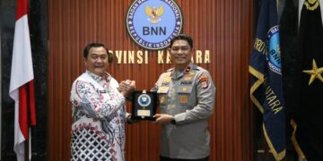 Kapolda Kaltara Kunjungi Kantor BNNP Kaltara, Pererat Sinergi Dalam Pemberantasan Narkotika