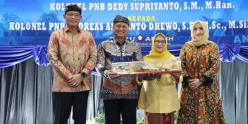 Kapolda Kaltara Hadiri Acara Kenal Pamit Danlanud Anang Busra, Wujud Sinergi TNI-POLRI